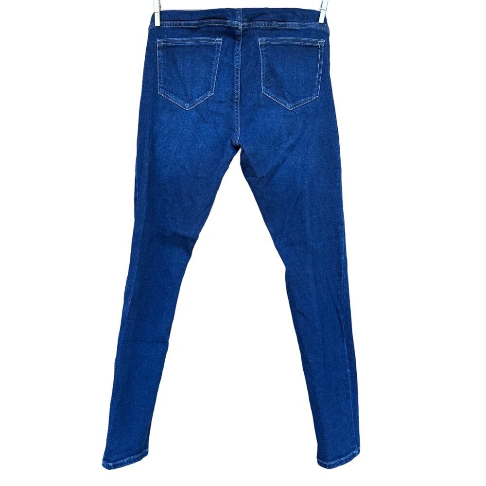 Indigo Blue Maternity Dark Blue Skinny Jeans Size M - Picture 9 of 14